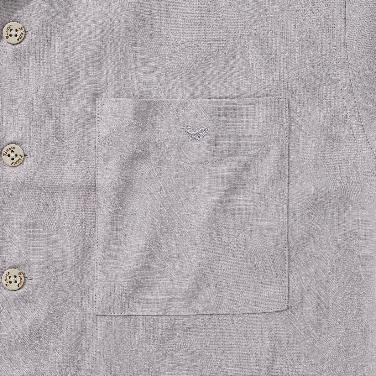 Hawaiian Shirt For Men Silk Jacquard Camp Collar