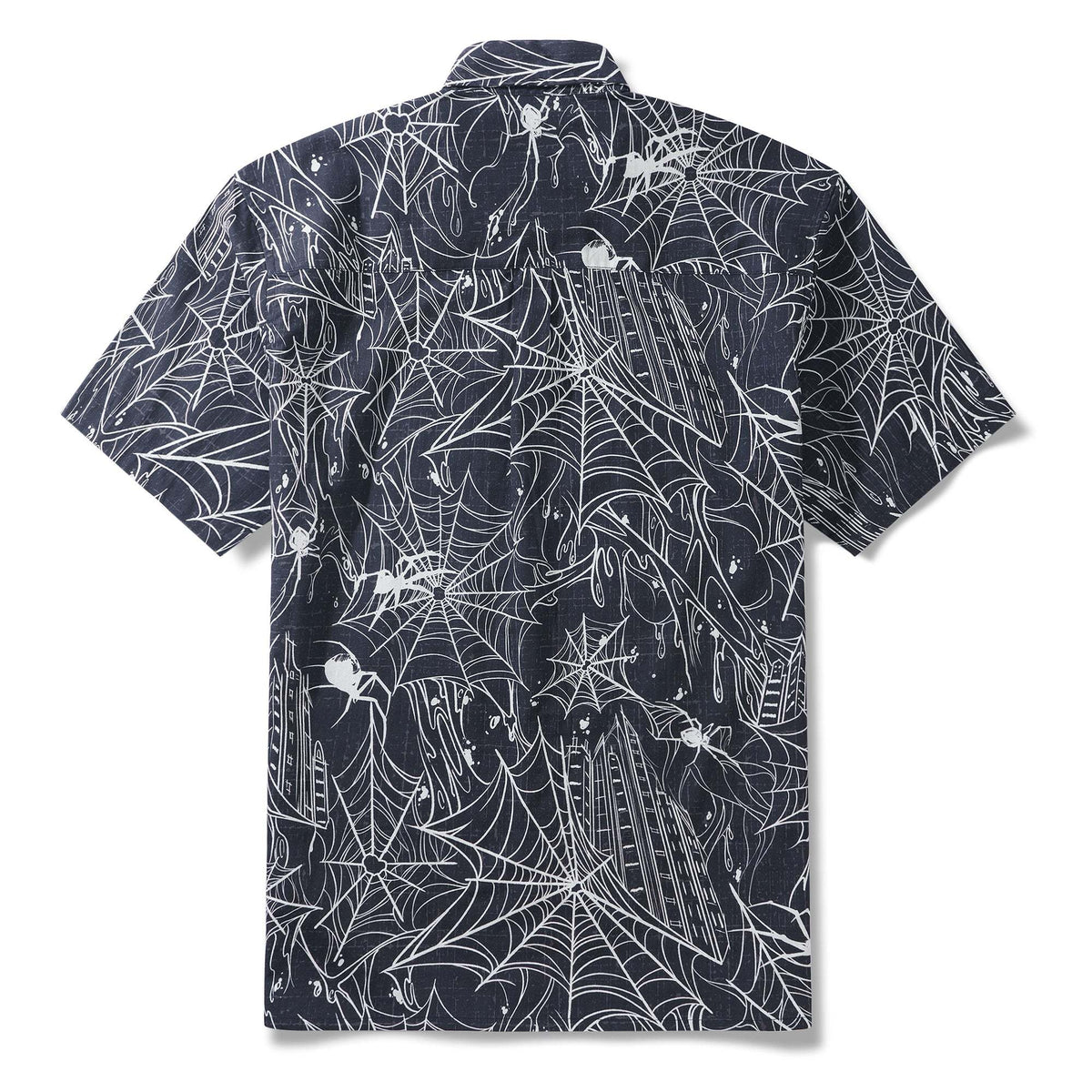 Halloween Gift The Hidden Hunter in the City 100% Cotton Men's Short Sleeve Button-down Shirt Aloha Hawaiian By Sun