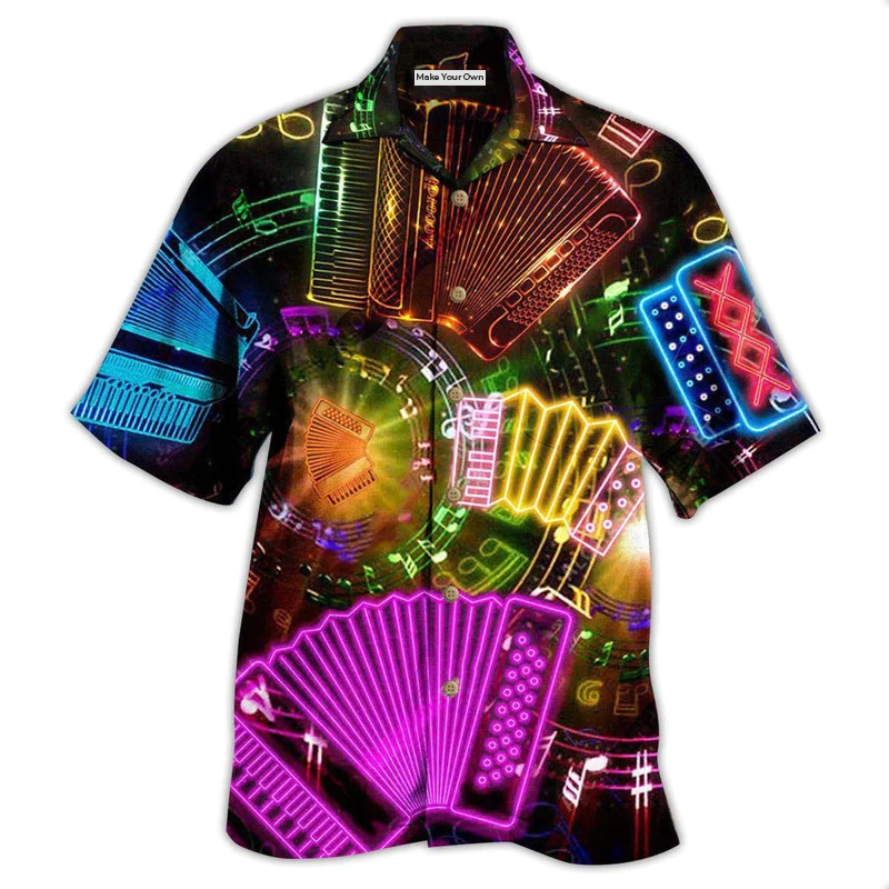 Accordion Music Go Where The Accordion Takes You In Color Life - Hawaiian Shirt